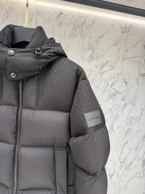LVE Padded Hooded Coat – Charcoal Grey