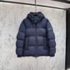 LVE Padded Hooded Coat – Navy Blue