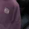 LWE Minimal Embroidered Logo Hoodie - Purple