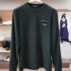 PRDA Crew Neck Jumper  with Chest Logo Detail - Deep Green