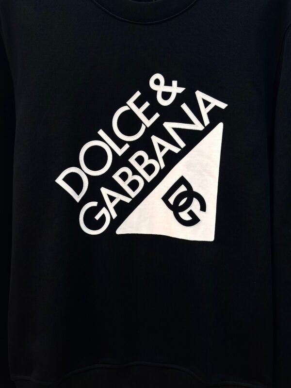 DG Logo Crew Neck Jumper - Black