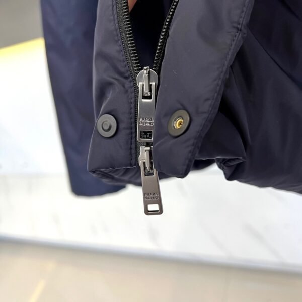 PRDA Hooded Jacket with Logo Patch - Navy Blue