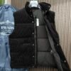 PRDA Quilted Gilet with Logo Patch - Black