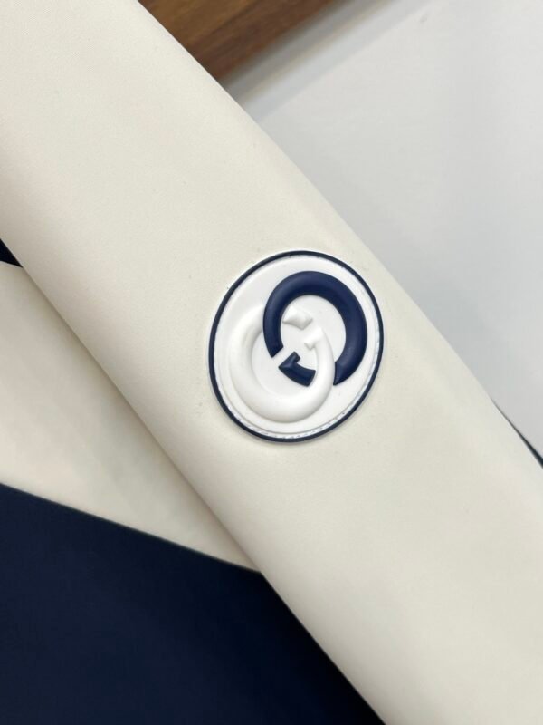 GCCI Zip-Up Jacket with Contrast Panel - Navy