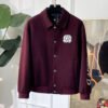 CD Varsity Jacket with Embroidered Chest Patch