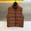 cdd5cf25 PRDA Quilted Zip Gilet - Brown