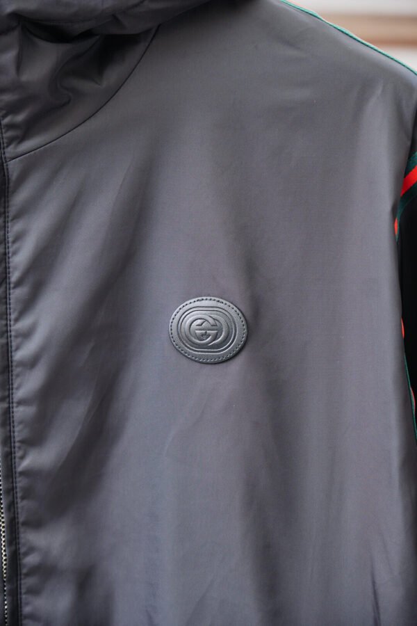 ce6e1f04 GCCI Hooded Zip Jacket - Grey