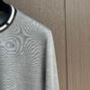 HRMS Ribbed Crew Neck Jumper with Contrast Trim - Grey