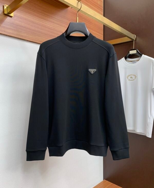 PRDA Crew Neck Jumper with Minimal Logo Patch