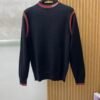 GCCI Crew Neck Jumper With Signature Stripe Trim