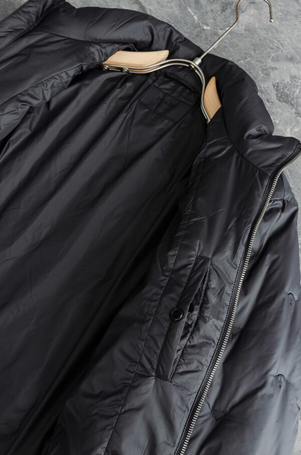 PRDA Zip Jacket with Logo Patch - Black