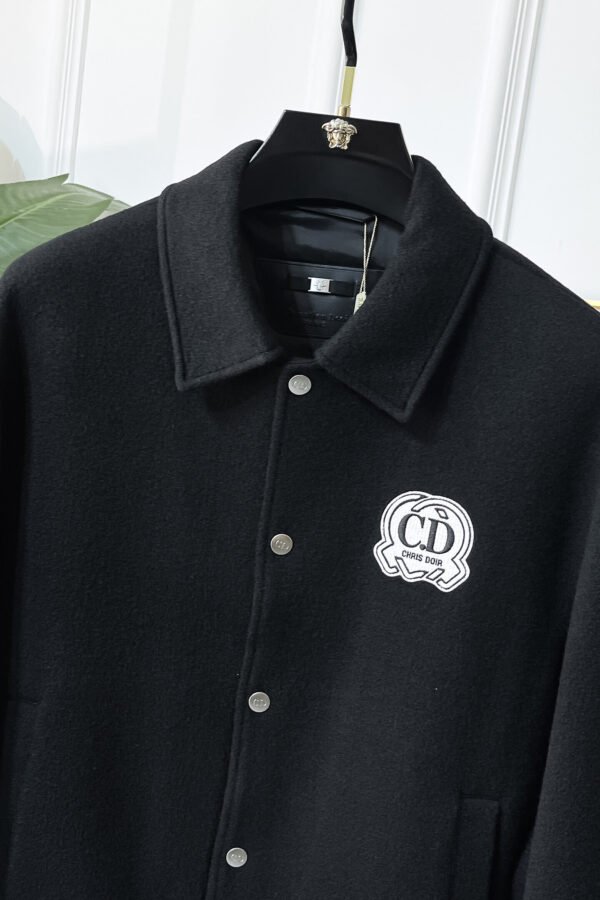 CD Varsity Jacket with Embroidered Chest Patch