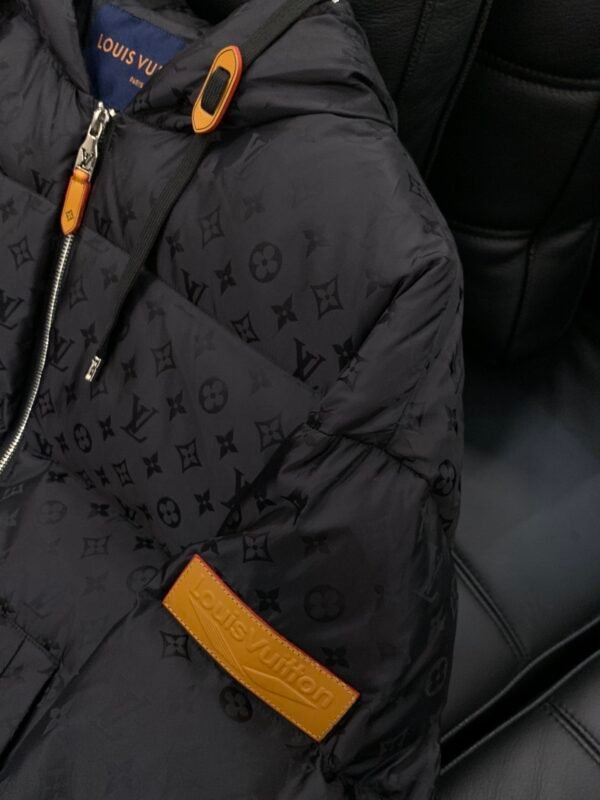 LVE Black Monogram Puffer Jacket