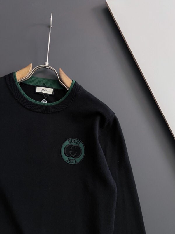 GCCI Crew Neck Jumper with Embroidered Patch
