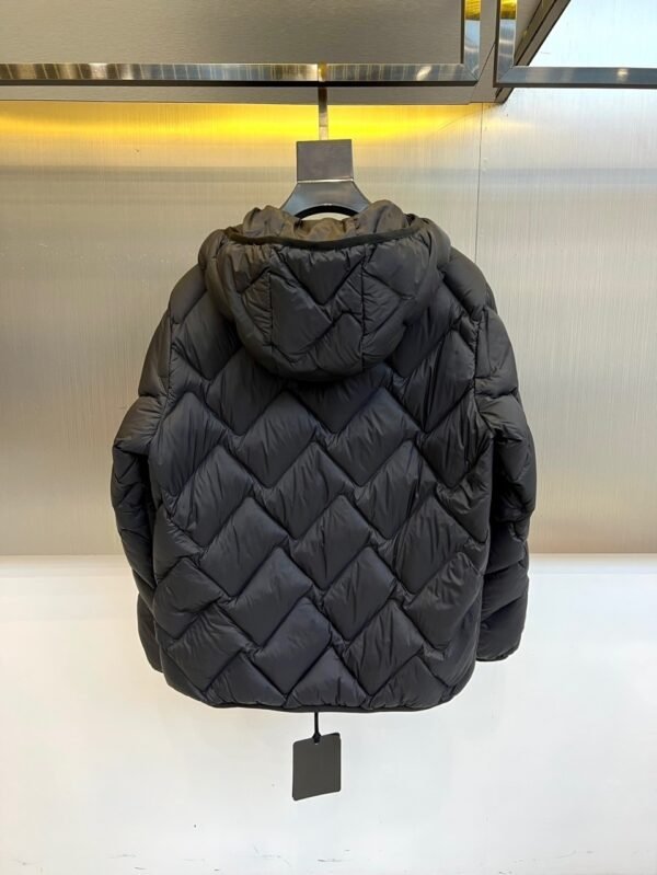 MNCLR Quilted Hooded Jacket - Black