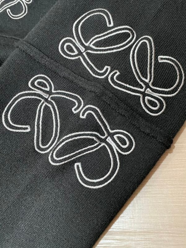 LWE Pocket Logo Crew Neck Jumper - Black