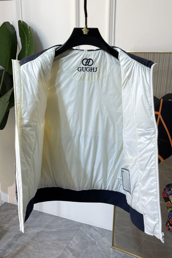 d4e24d6f GCCI Zip-Front Padded Gilet with Embroidered Patch