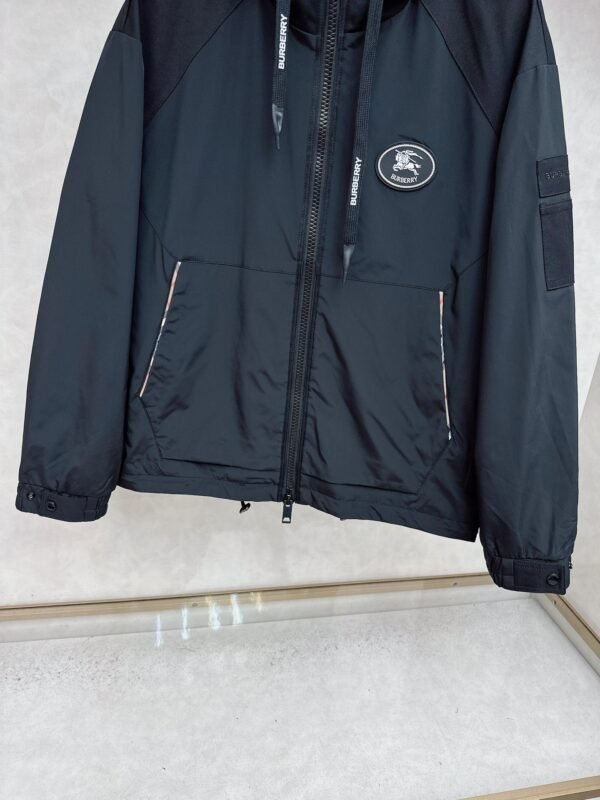 BRBY Black Hooded Jacket