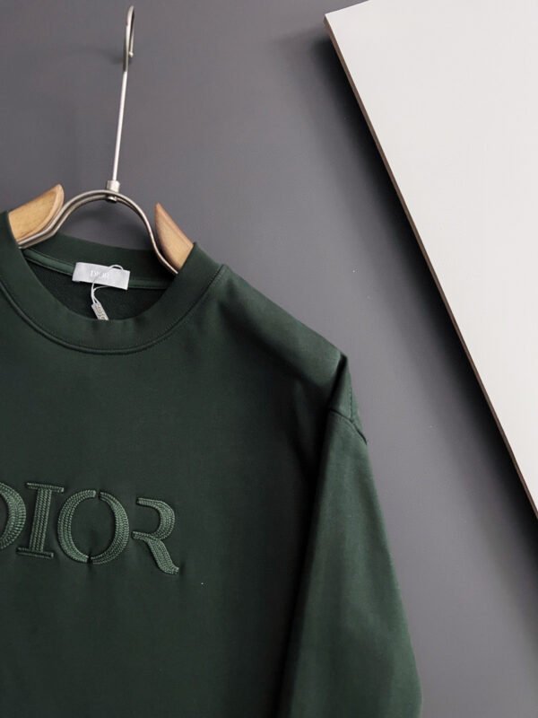 CD Crew Neck Jumper - Dark Green