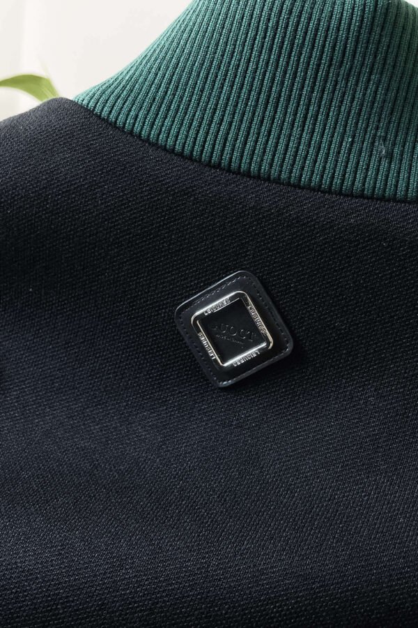 GCCI Contrast Stripe Zip Jacket - Black