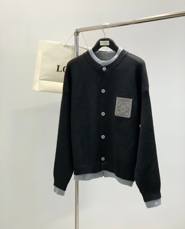 LWE Button-Up Knit Jacket