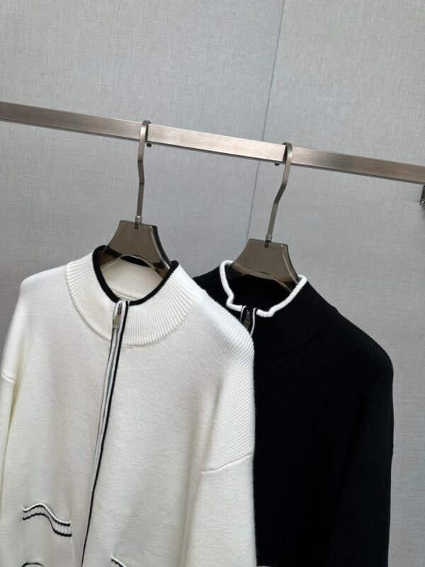 DG Zip Front Knit Jumper