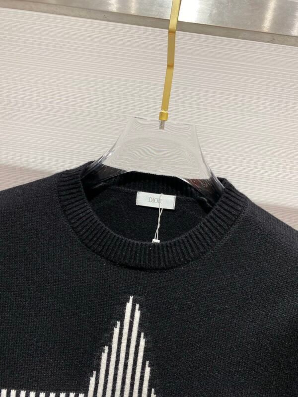 d7ffaf0e CD Star Motif Crew Neck Jumper - Black