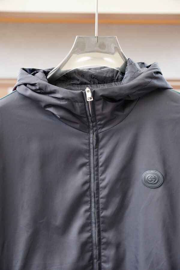 d8451fb2 GCCI Hooded Zip Jacket - Grey