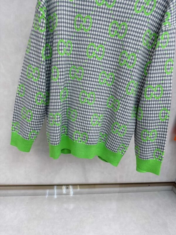 d885ce4f GCCI Monogram Check Knit Jumper