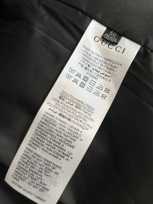 GCCI Zip-Up Jacket with Contrast Panel - Black