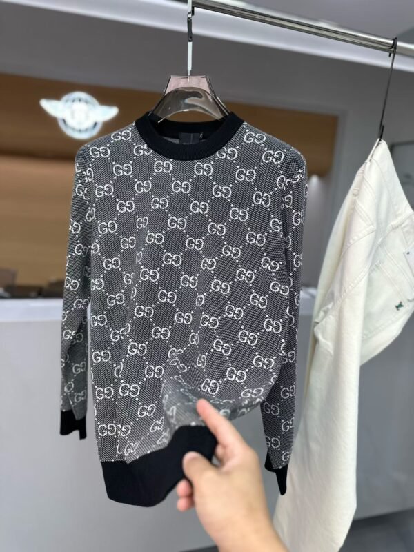 GCCI All-Over Monogram Crew Neck Jumper