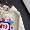 GCCI Graphic Print Hooded Jumper - White