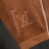 LVE Brown Monogram Knit Gilet