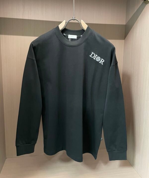 dac31290 CD Crew Neck Jumper with Embroidered Logo - Black