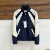 GCCI Zip-Up Jacket with Contrast Panel - Navy