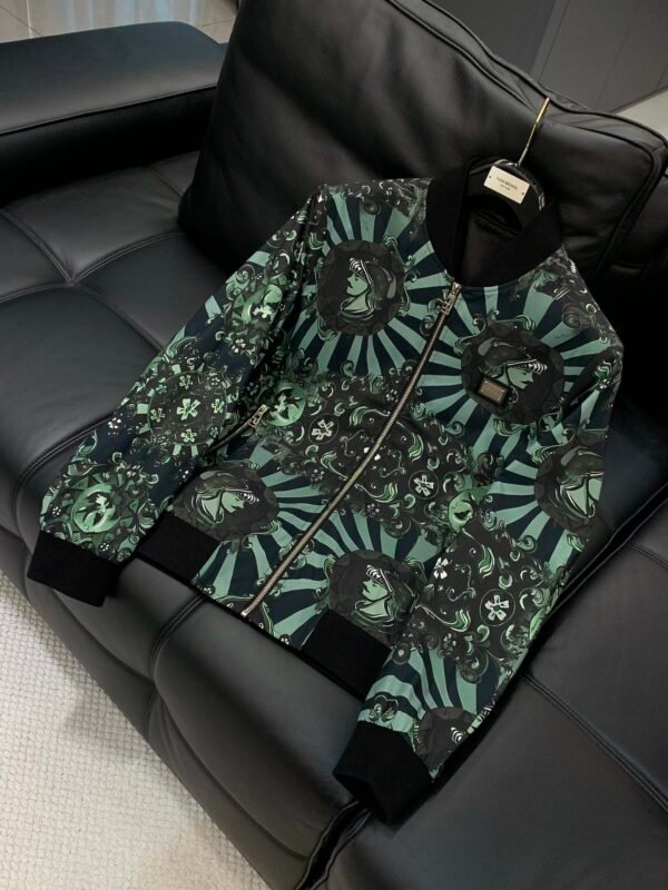 DG Printed Zip Jacket - Green