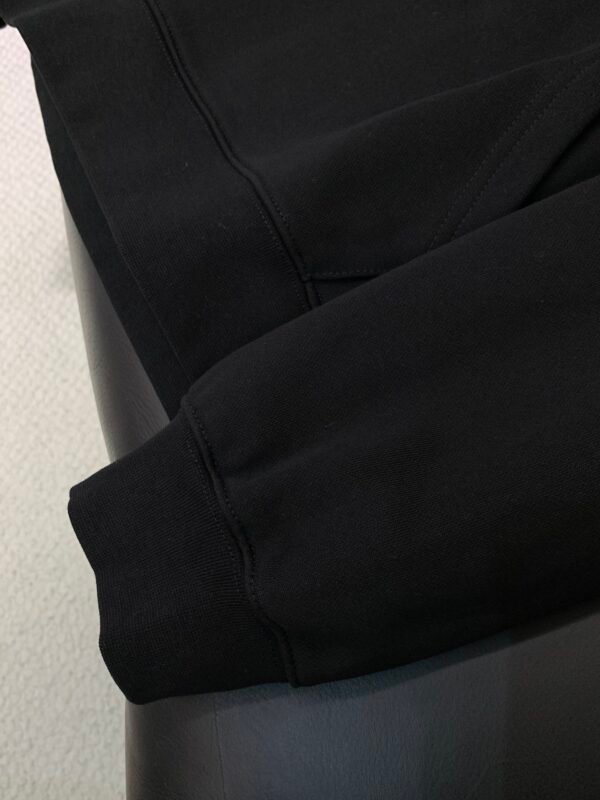 LWE Minimal Embroidered Logo Hoodie - Black