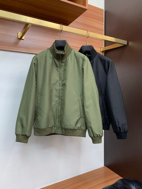 GCCI Monogram Zip Jacket - Black