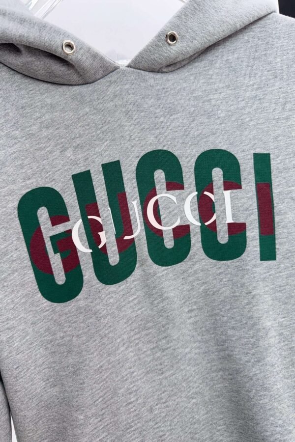 GCCI Printed Logo Hooded Jumper