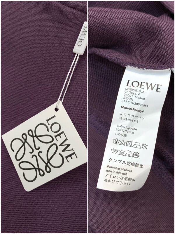 LWE Minimal Embroidered Logo Hoodie - Purple