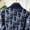 CD All-Over Monogram Zip Jacket - Navy & Grey