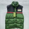 GCCI Padded Logo Gilet – Green