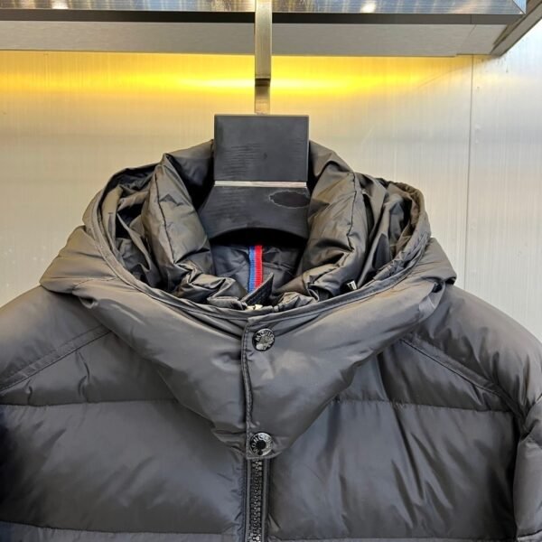 MNCLR Hooded Puffer Coat - Black