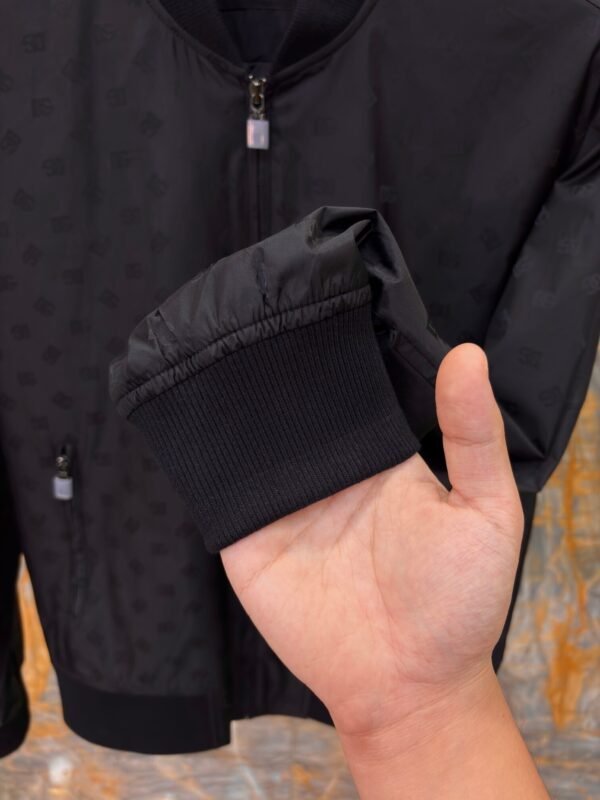 DG Subtle Monogram Zip Jacket - Black