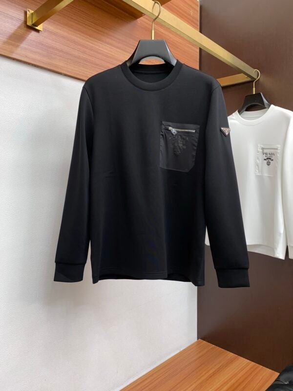 e0ed9649 PRDA Crew Neck Jumper with Zip Pocket Detail