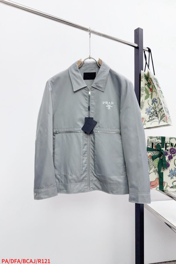 e0fe7a0e PRDA Zip-Front Jacket - Light Grey