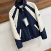 GCCI Zip-Up Jacket with Contrast Panel - Navy