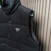 PRDA Quilted Gilet with Logo Patch - Black