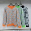 e347d748 GCCI Monogram Check Knit Jumper