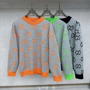 GCCI Monogram Check Knit Jumper